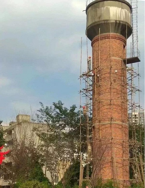 蚌埠​砖混水塔怎么拆?