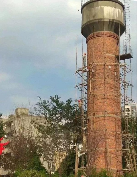 ​砖混水塔怎么拆?