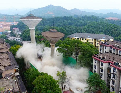 水塔拆除的几种方案