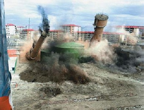 淄博水塔拆除是一项高危及有难度工程