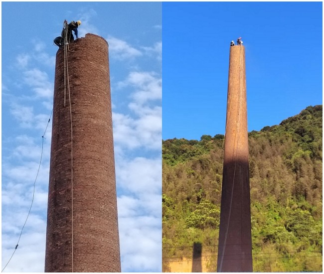 银川烟筒拆除-对拆除砖烟筒施工人员要求