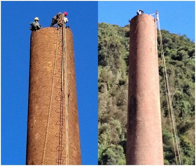 天津烟囱拆除-废弃砖烟囱拆除的注意要点
