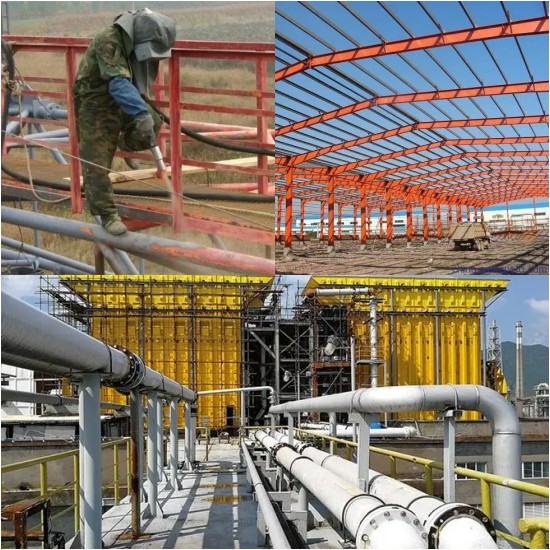 钢结构防腐公司专注于喷沙除锈、喷锌、喷铝施工！