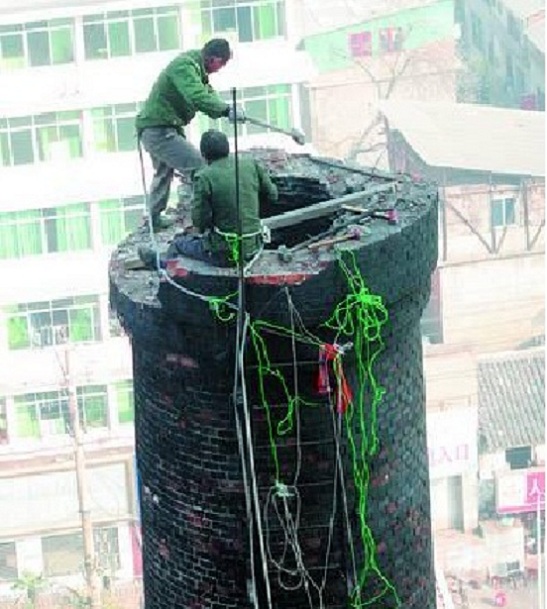 广州烟囱拆除公司:施工设计,专业拆除
